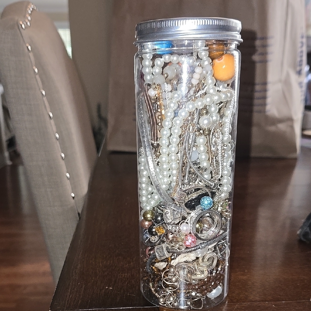 MYSTERY JEWELRY JAR 9 With 925 Silver